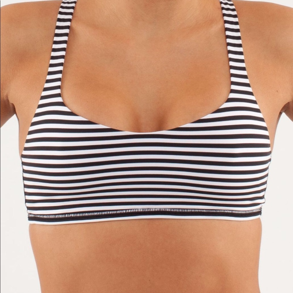 Lululemon Striped Sports Bra